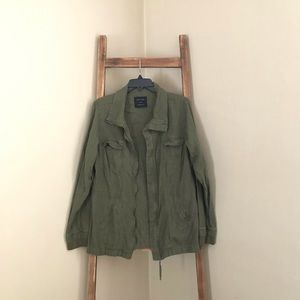 Army green jacket